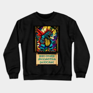 Stained Glass Kaiju Crewneck Sweatshirt